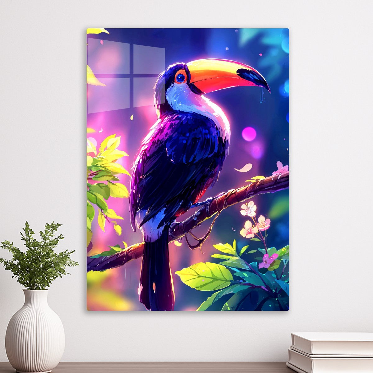 Toucan in Sakura Rainlight