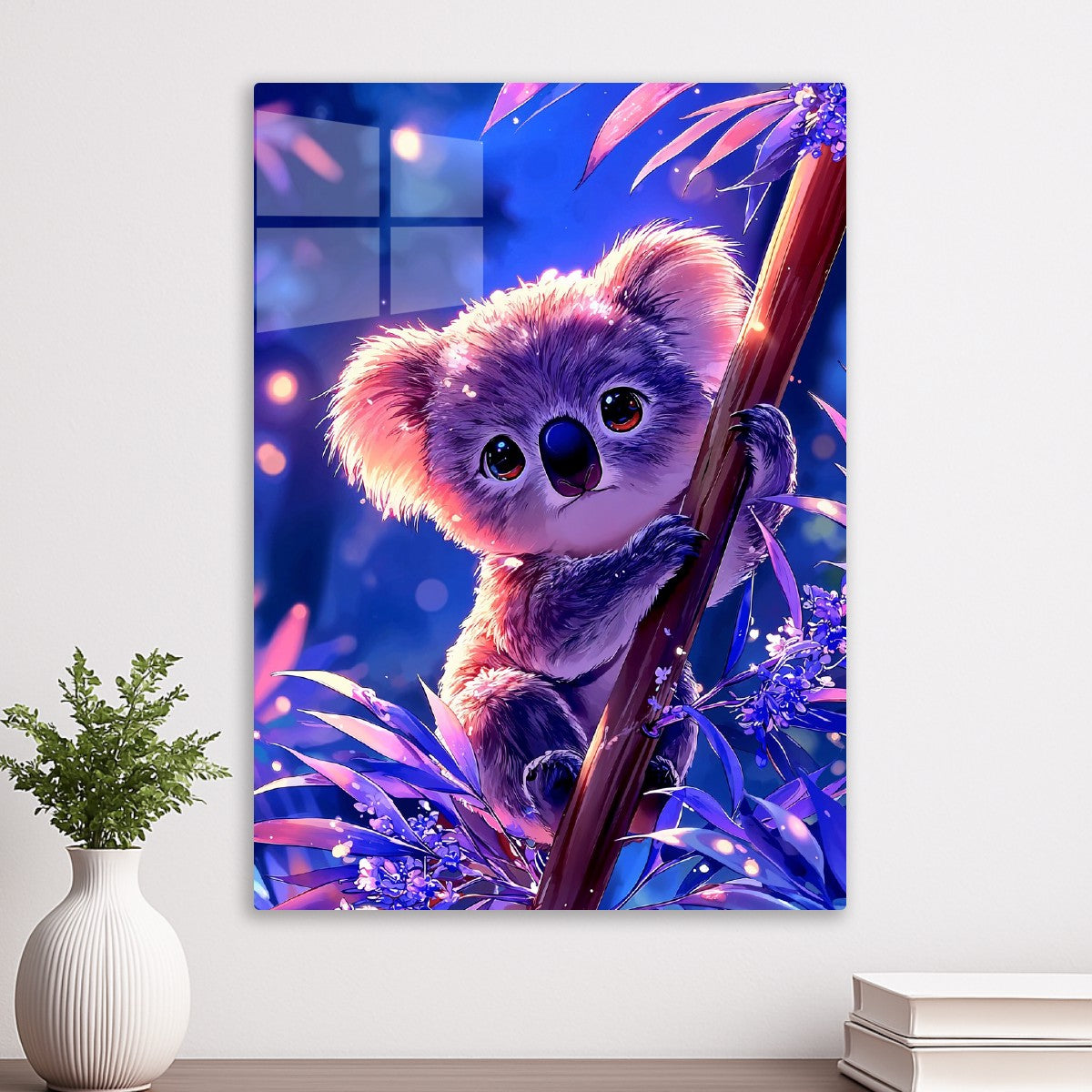 Blossom-Eyed Koala in Neon