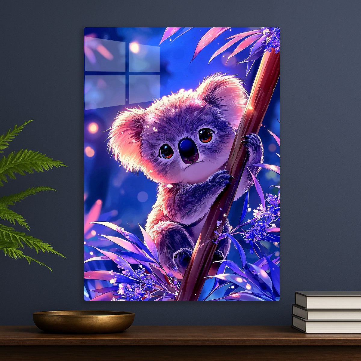 Blossom-Eyed Koala in Neon