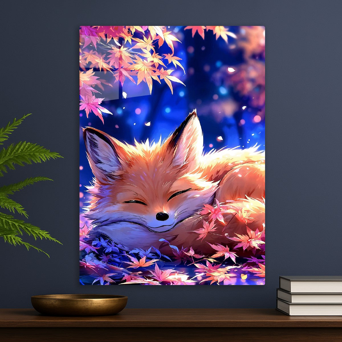 Sleeping Fox in Autumn Glow