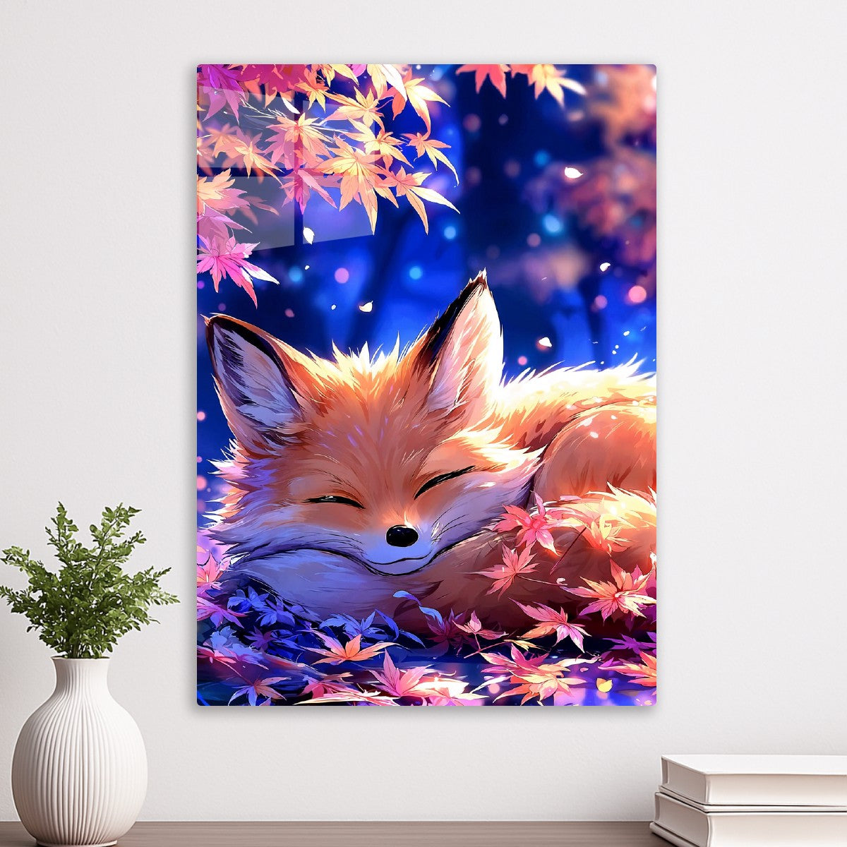 Sleeping Fox in Autumn Glow