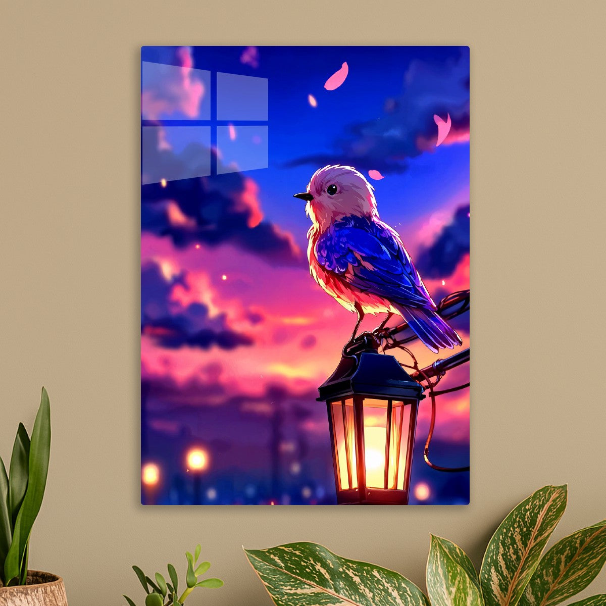 Twilight Bird on Sakura Breeze