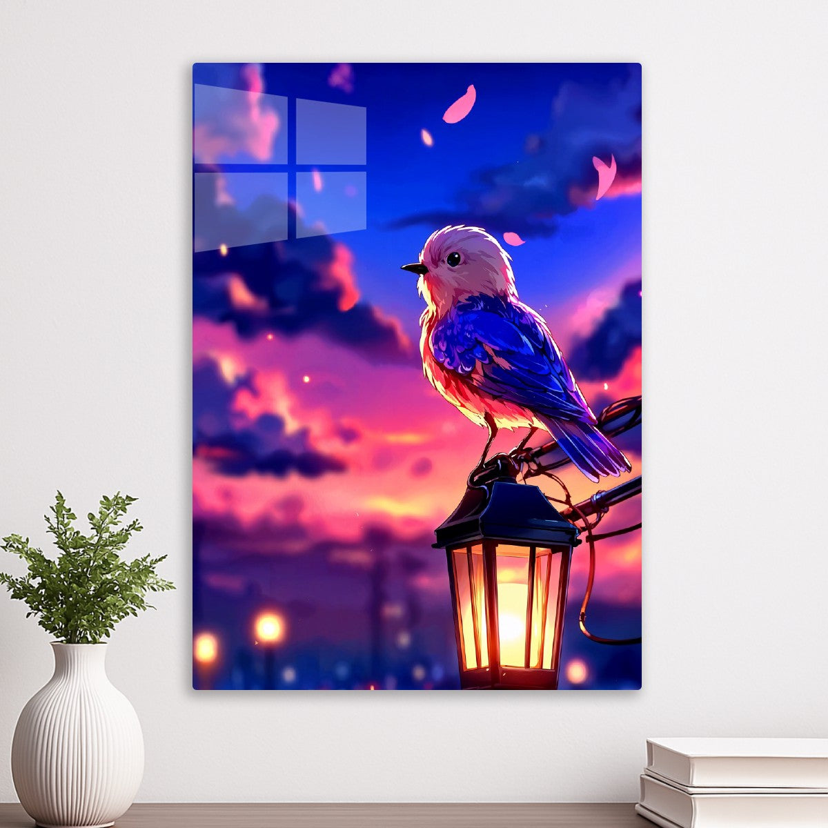 Twilight Bird on Sakura Breeze