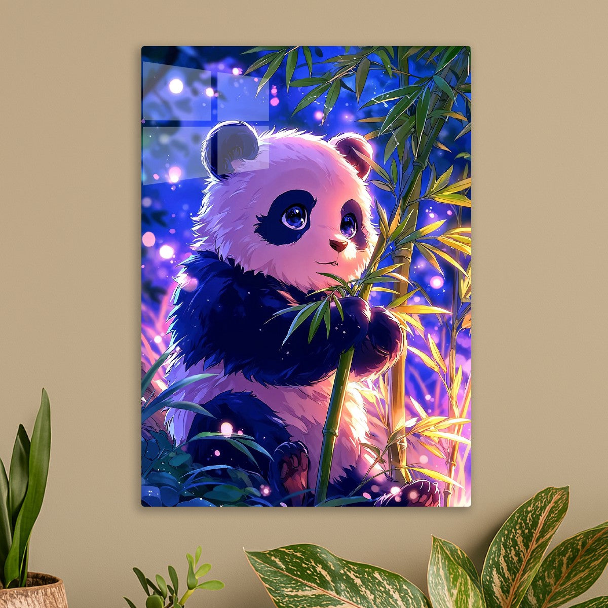 Baby Panda in Bamboo Glow