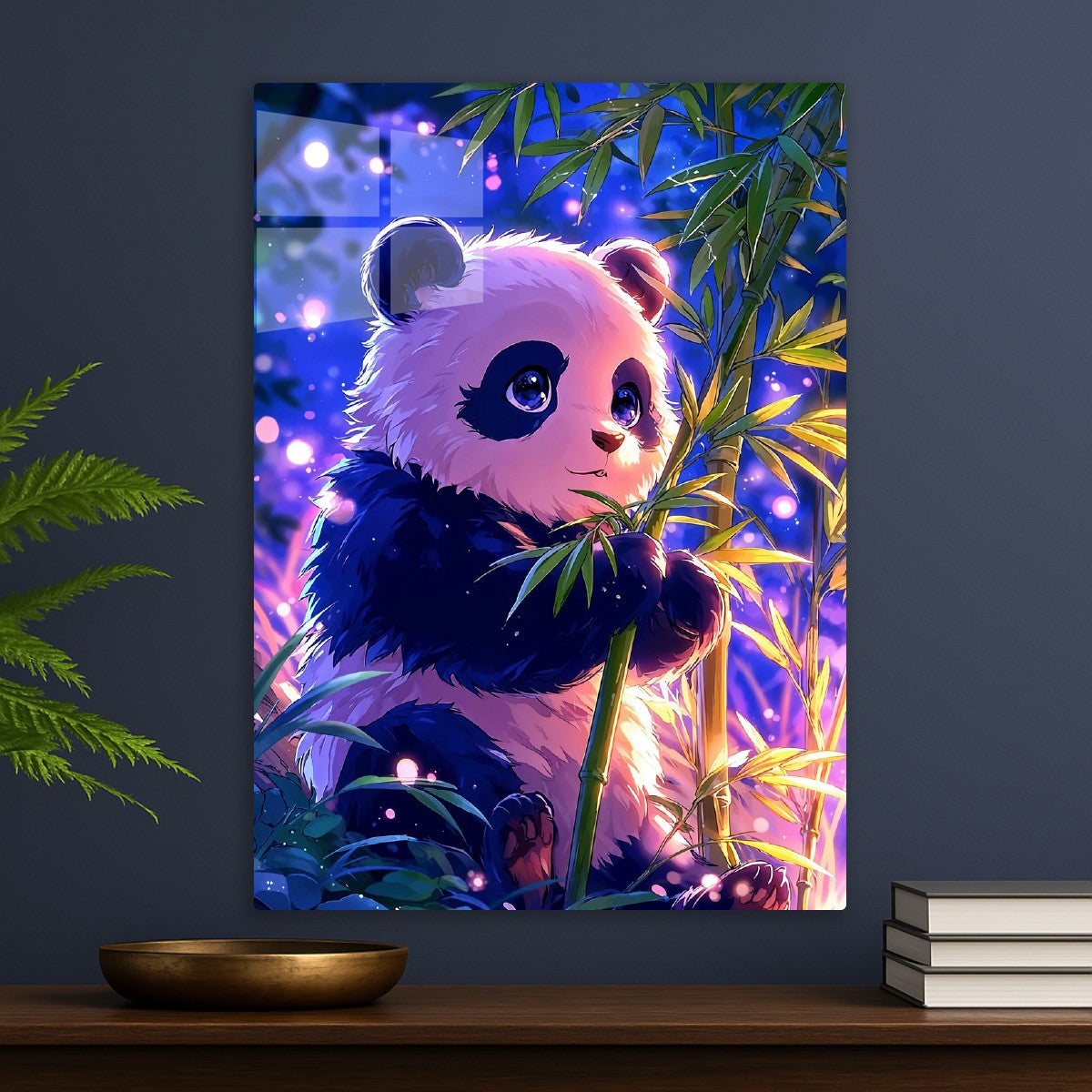 Baby Panda in Bamboo Glow
