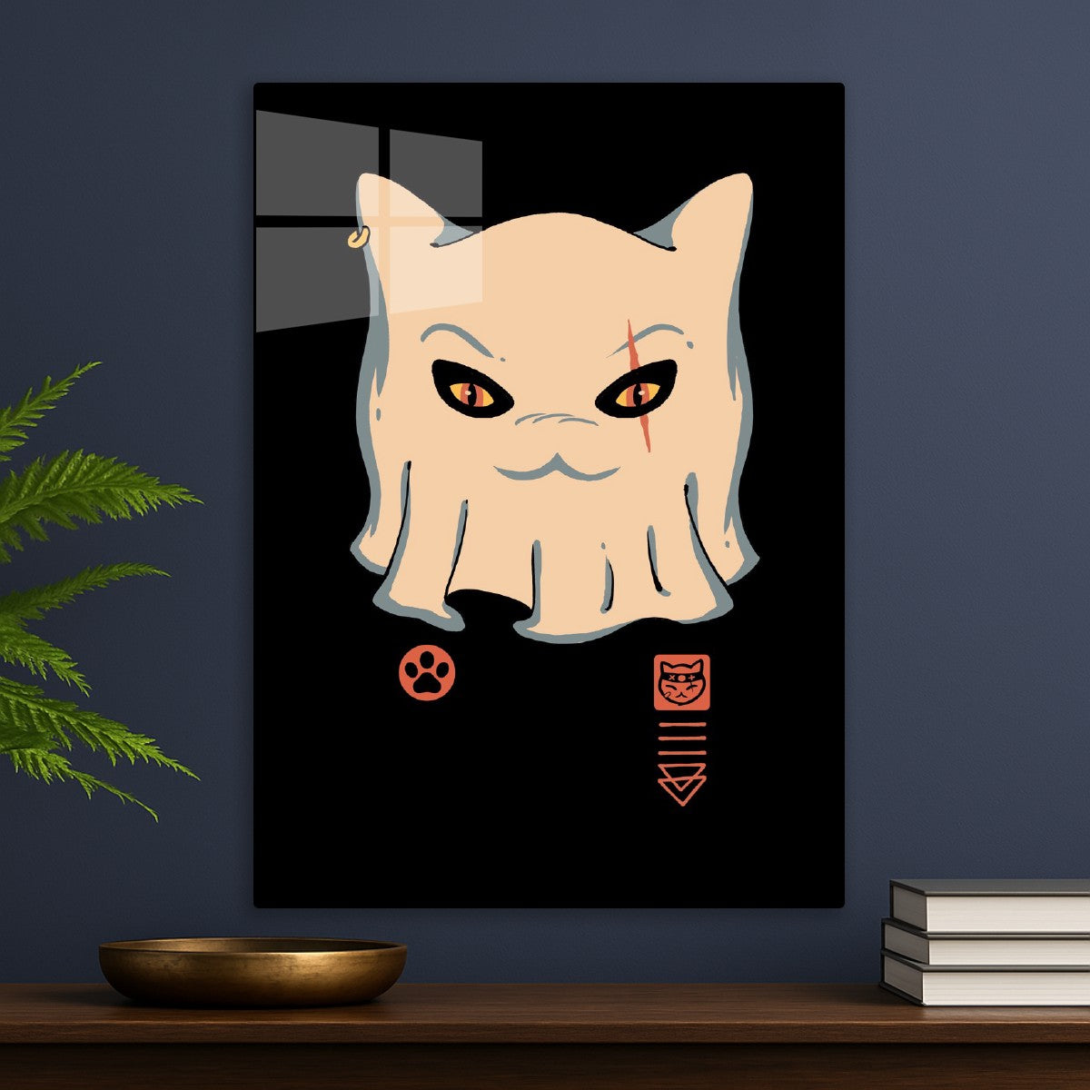 Ghost Meowster Cat