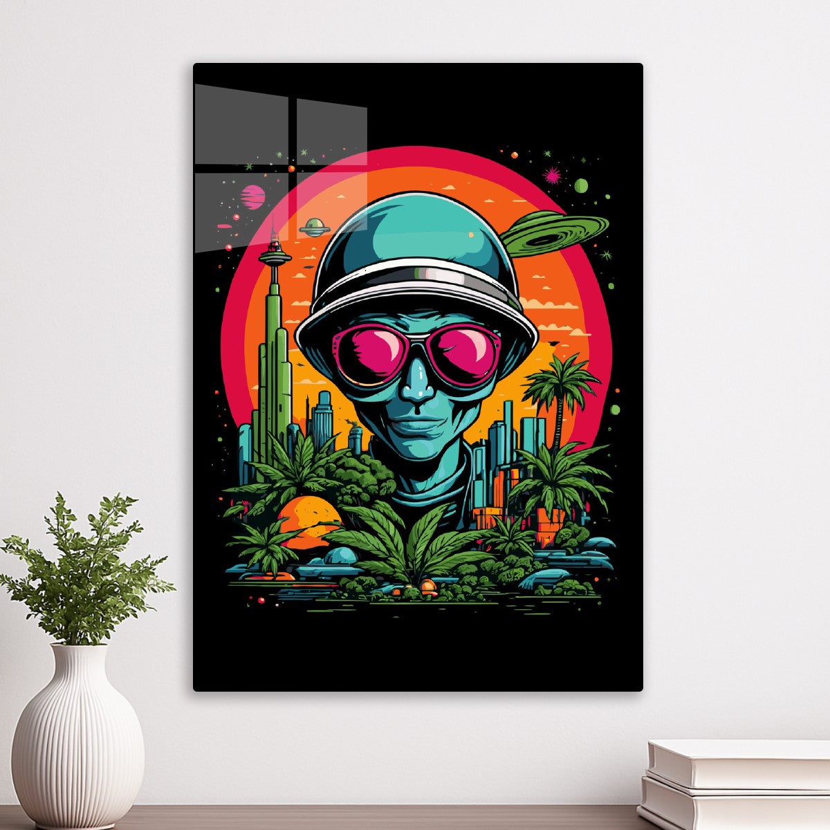 Psychedelic Alien in Vegas