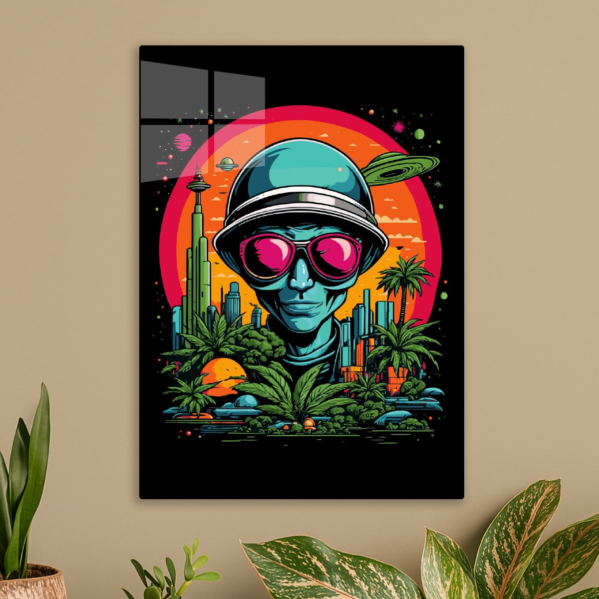 Psychedelic Alien in Vegas