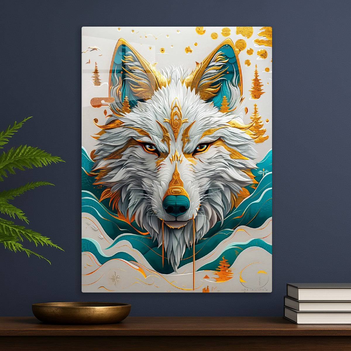 Kintsugi Spirit Wolf