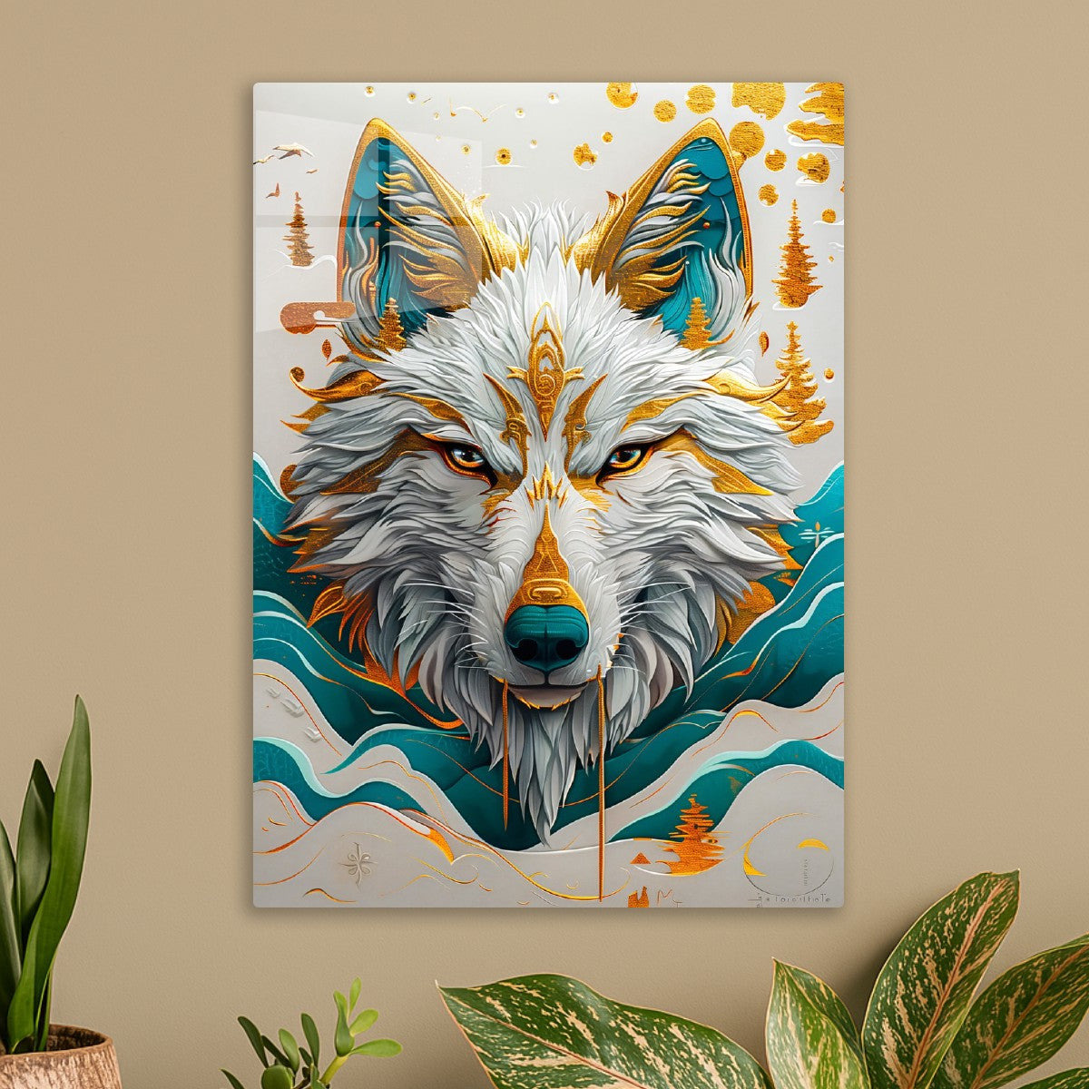 Kintsugi Spirit Wolf