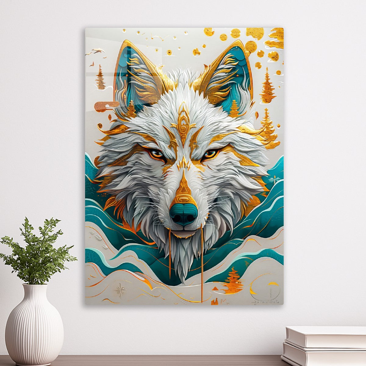 Kintsugi Spirit Wolf