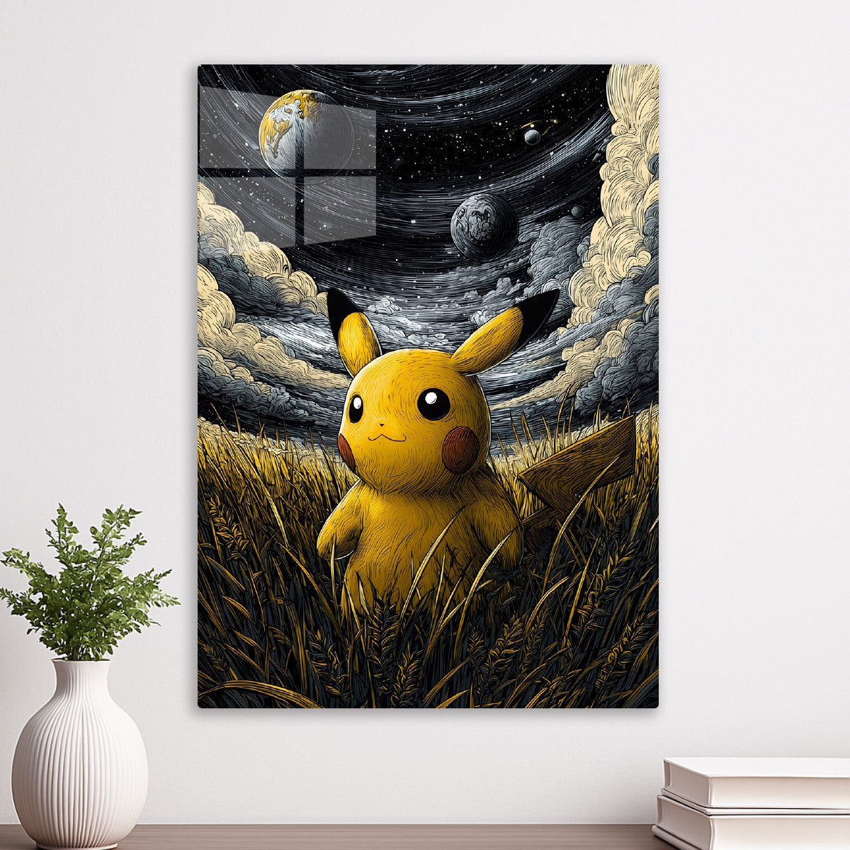 Pikachu in the Meadow