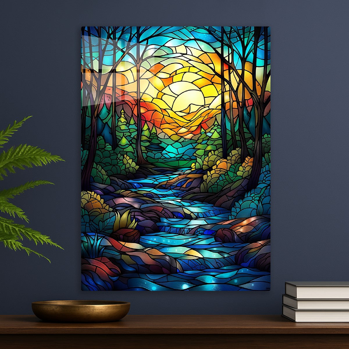 Forest River Stained Glass