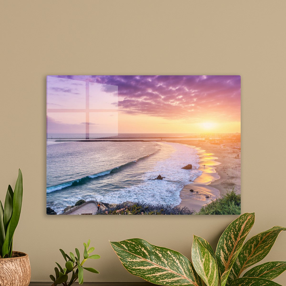 Corona Del Mar beach sunset
