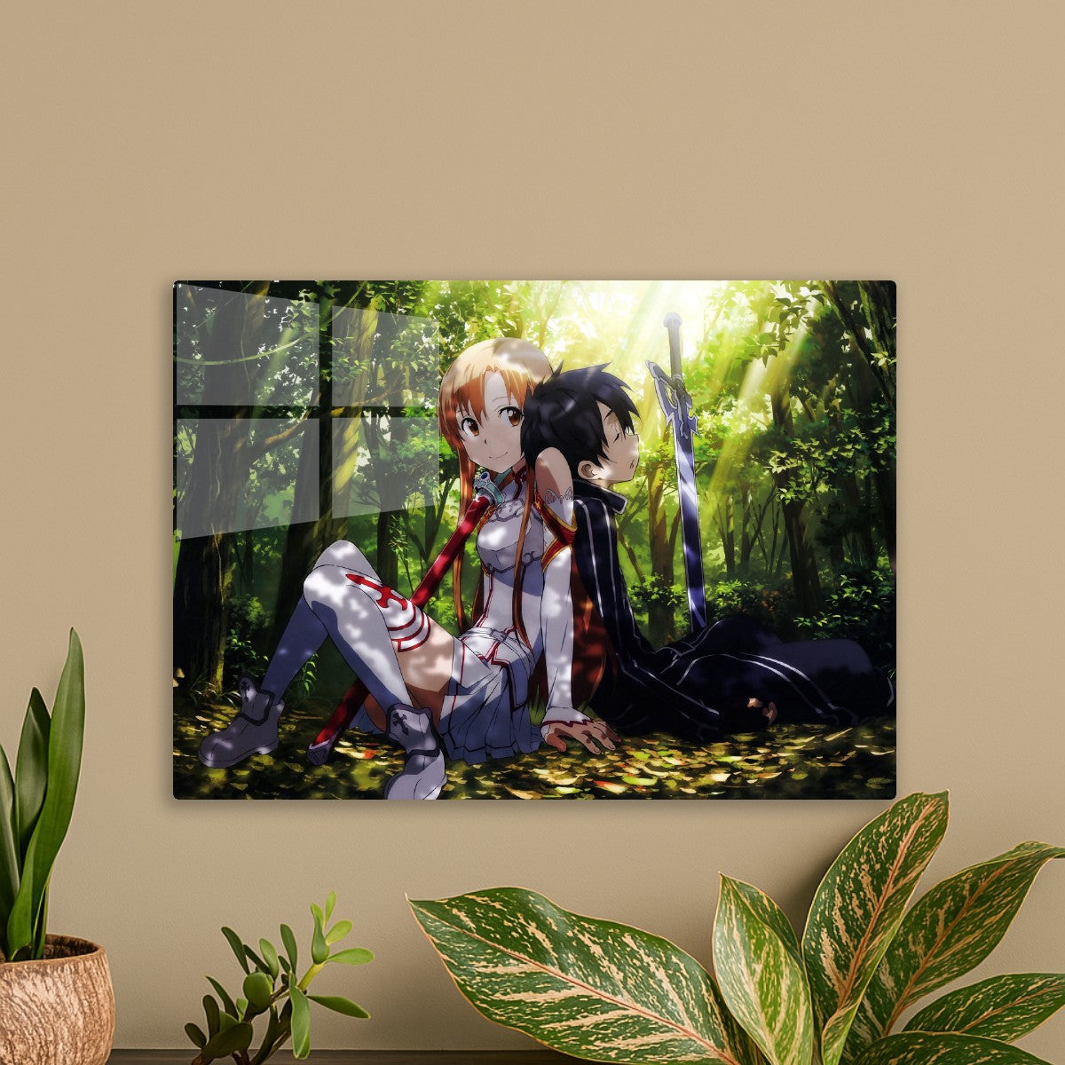 Kirito and Asuna Anime, Sword Art Online