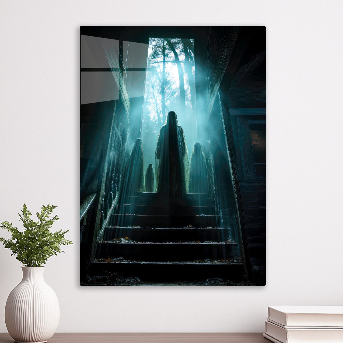 Ghosts Top of Stairs