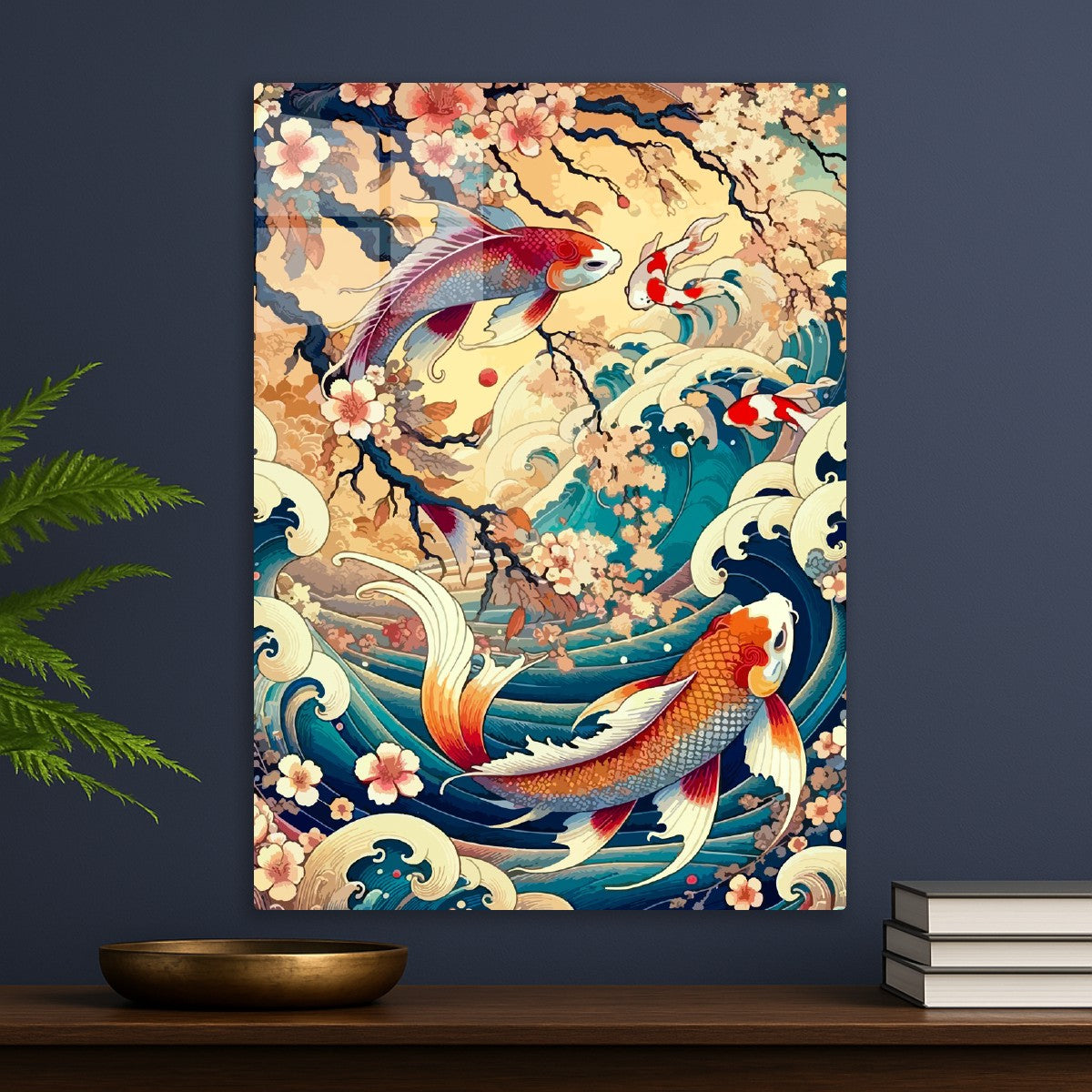 Japanese koi fish