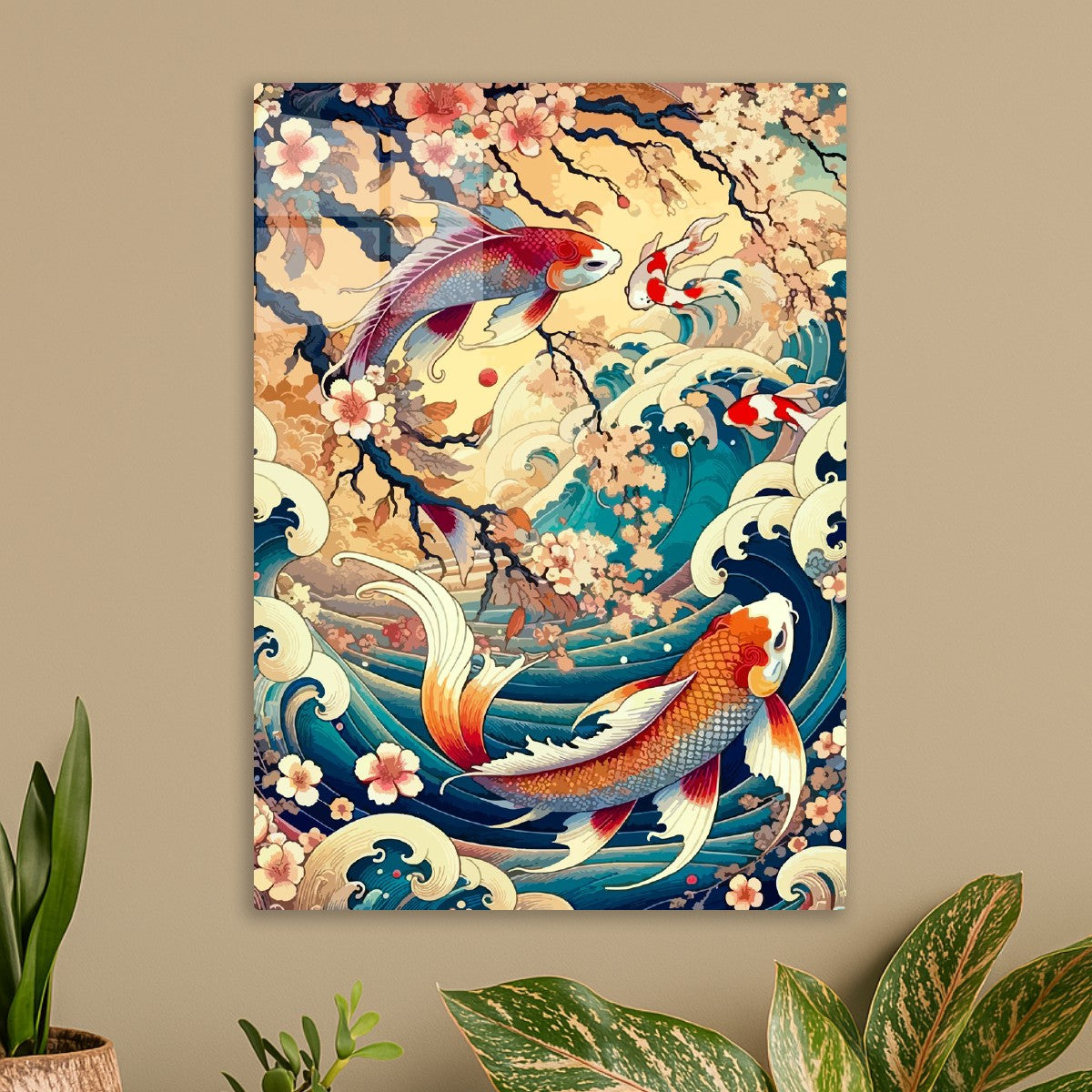 Japanese koi fish