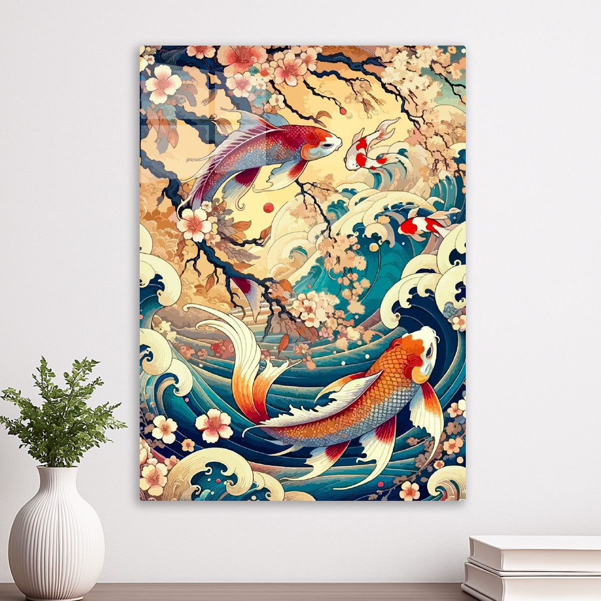 Japanese koi fish