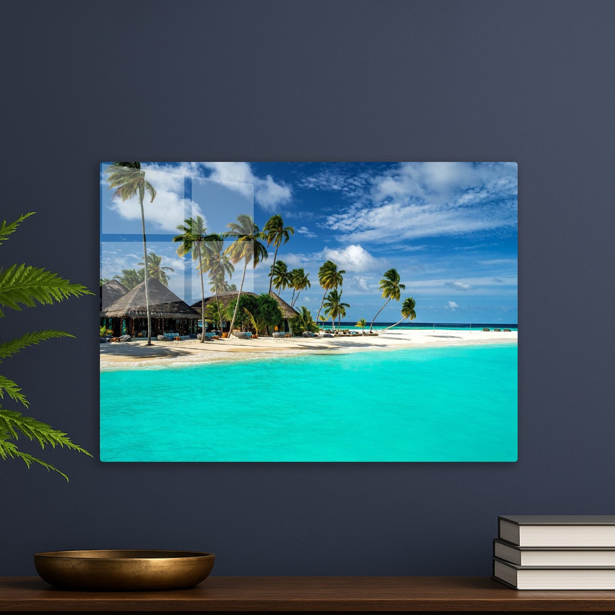 Beach in Maldives wall art