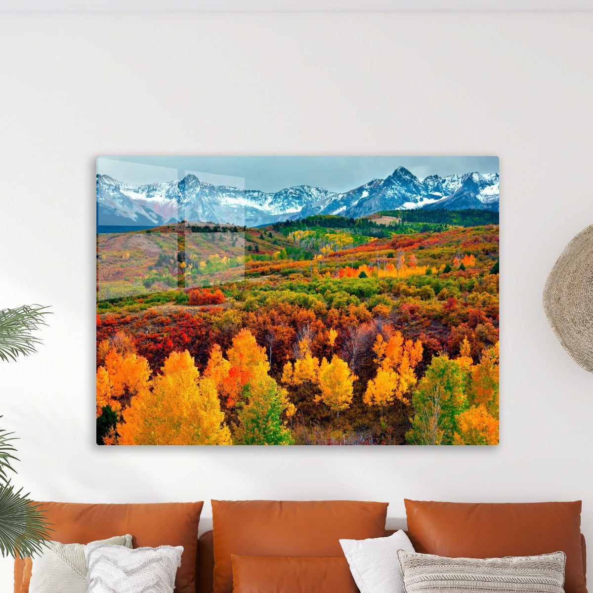 Mountains and forest in autumn