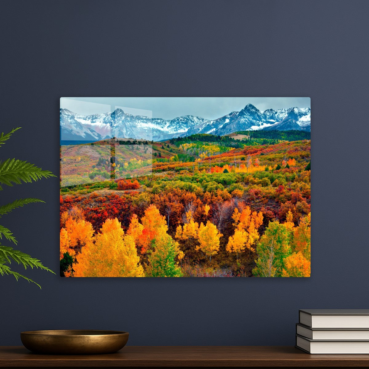 Mountains and forest in autumn
