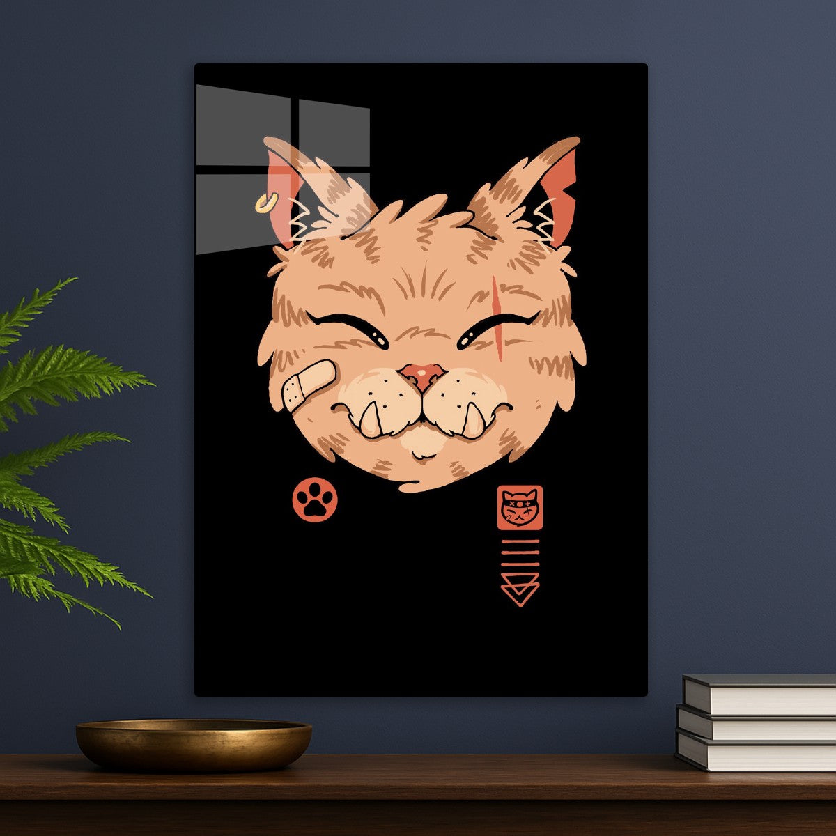 Warrior Cat Face – Cute Cat