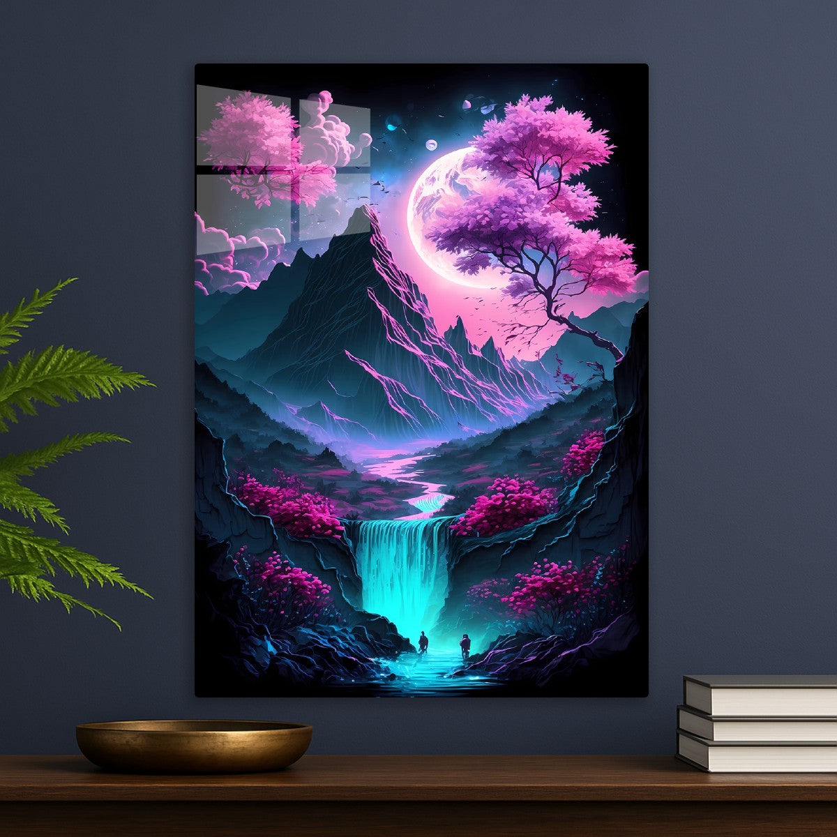 Neon Japanese Cherry Blossom