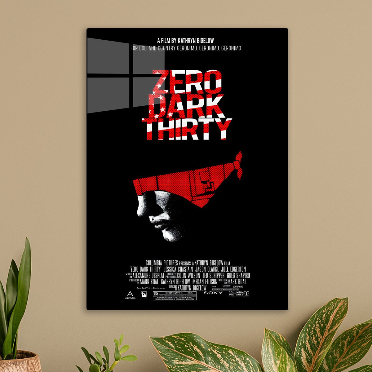 Zero Dark Thirty Red and Black