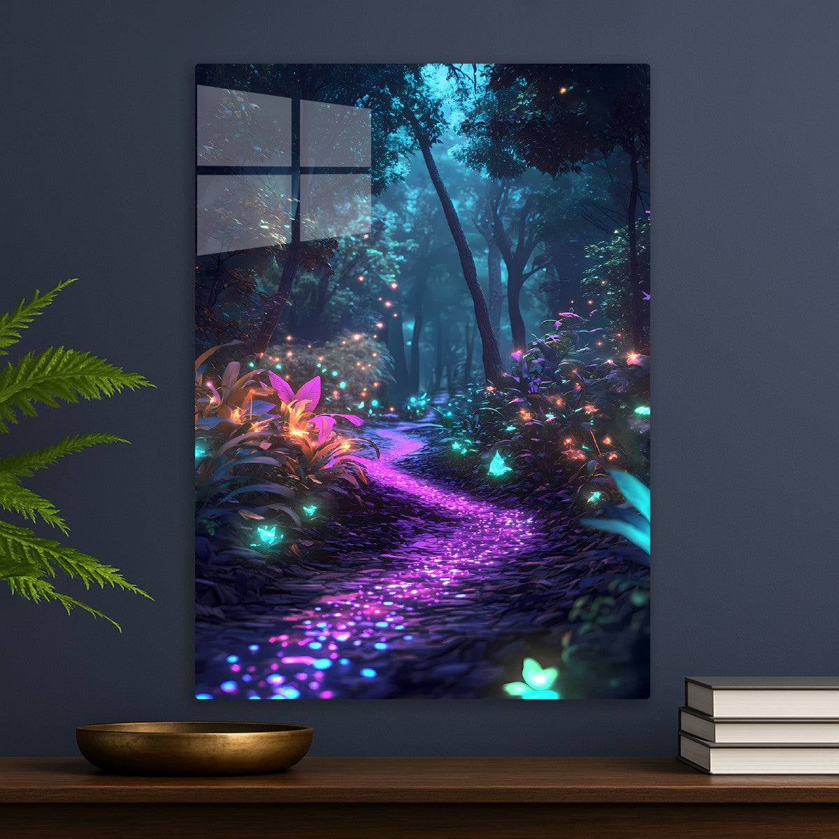 Fantasy Fairy Forest Neon Glow