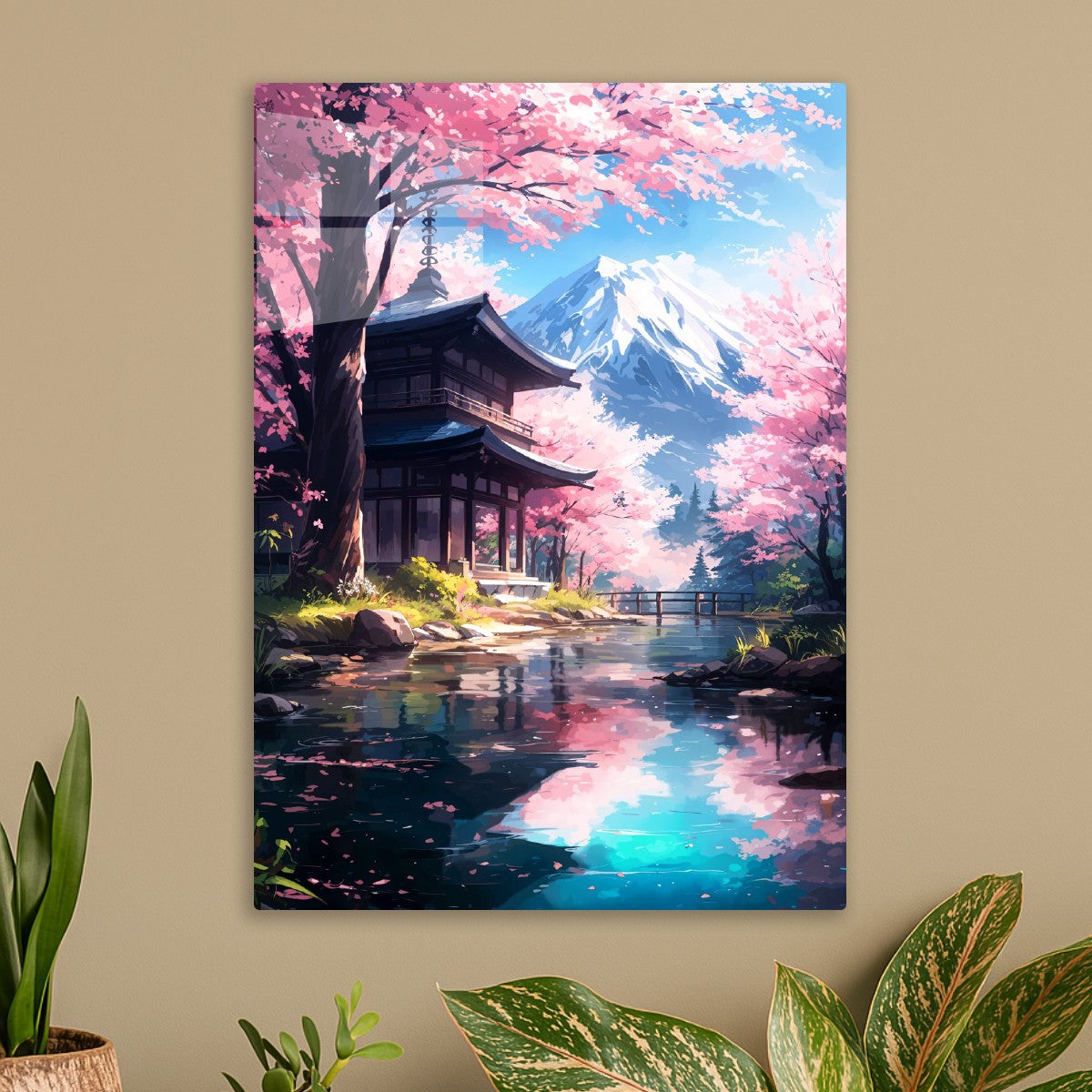 Temple Reflections of Spring