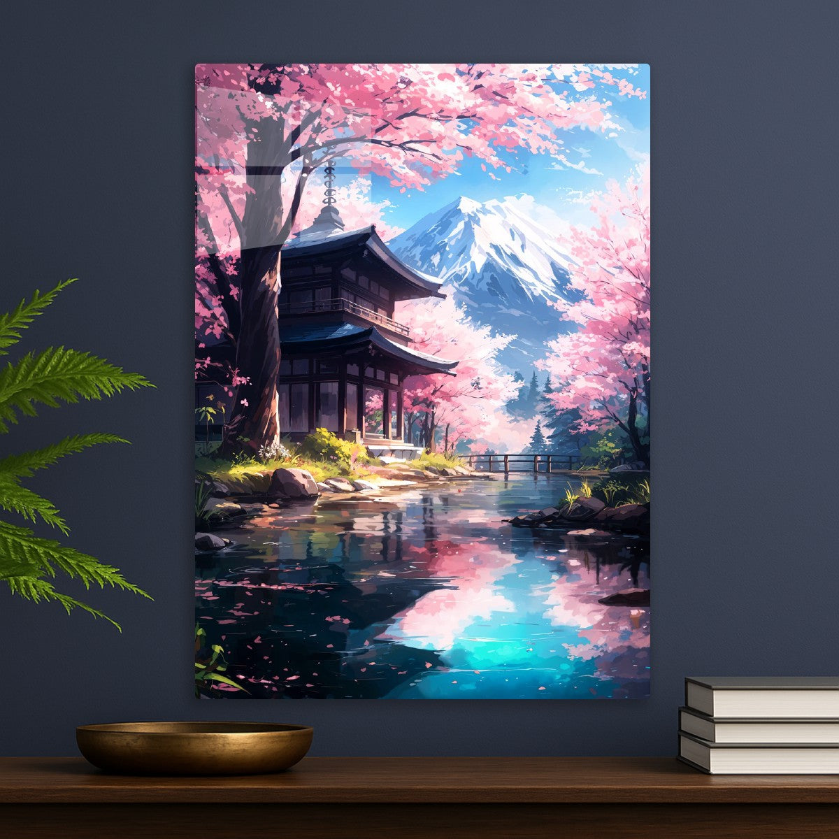 Temple Reflections of Spring