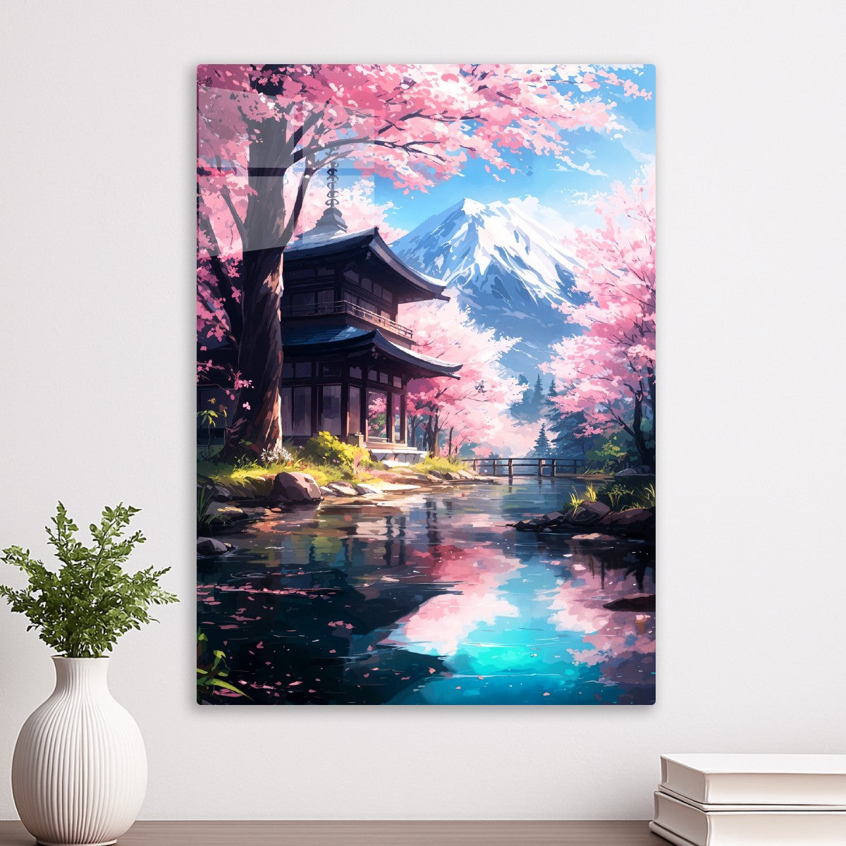 Temple Reflections of Spring