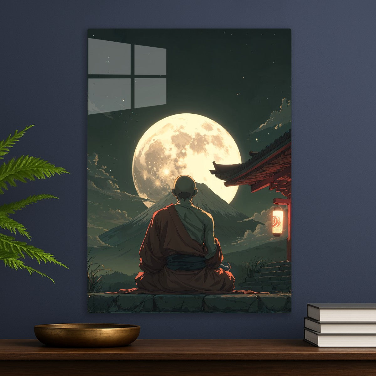 Moonlight over Mount Serenity