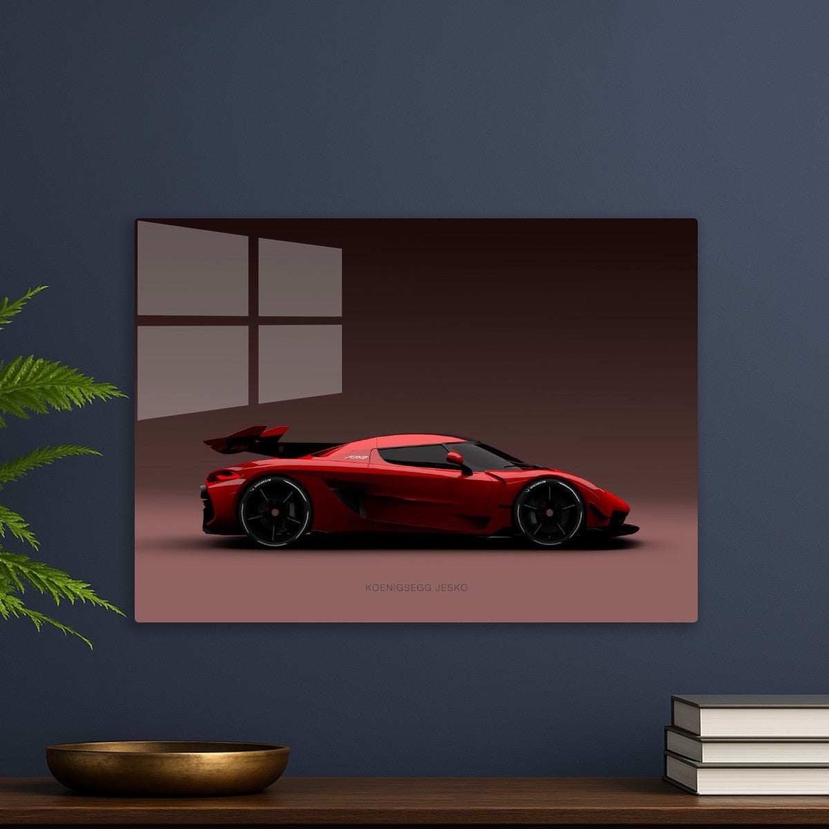 Koenigsegg Jesko Red Landscape