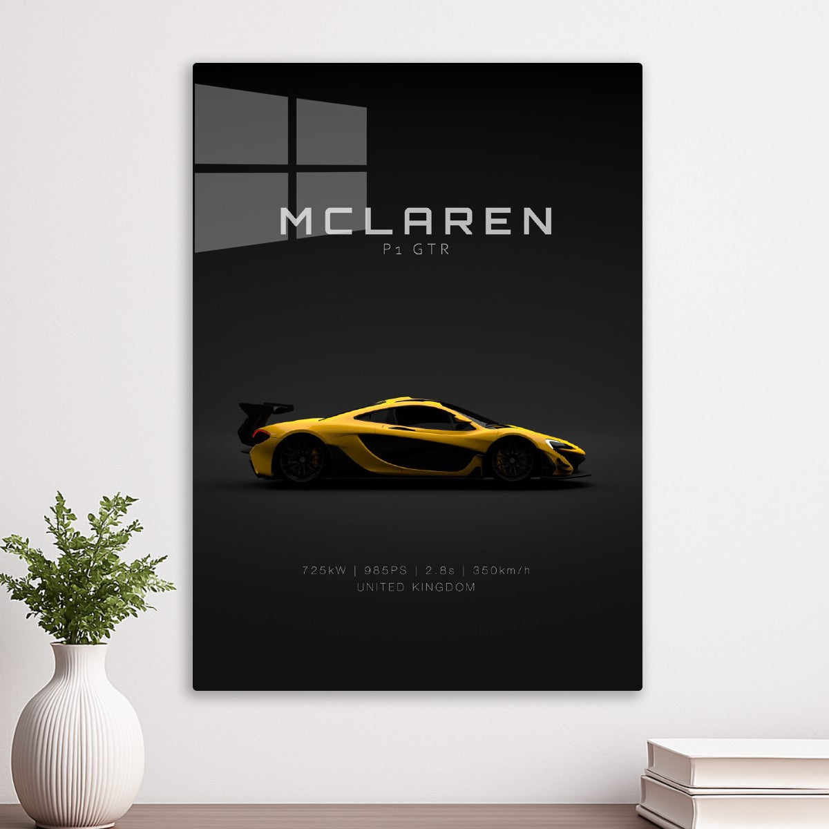 McLaren P1 GTR - Yellow - Spec
