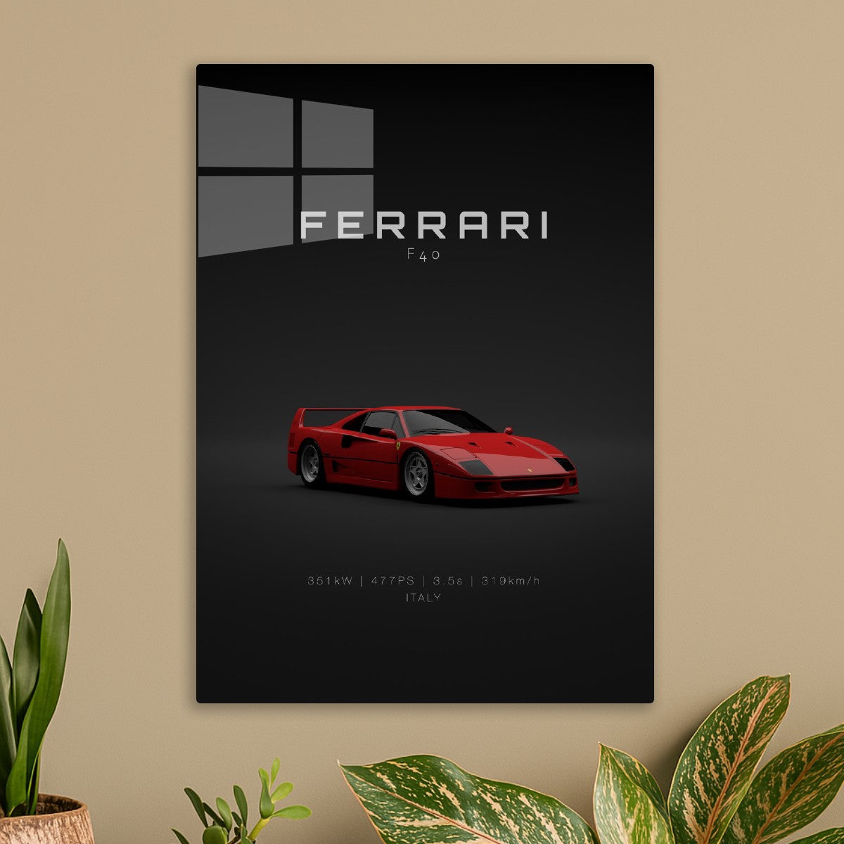 Ferrari F40 1992 - Red Front S