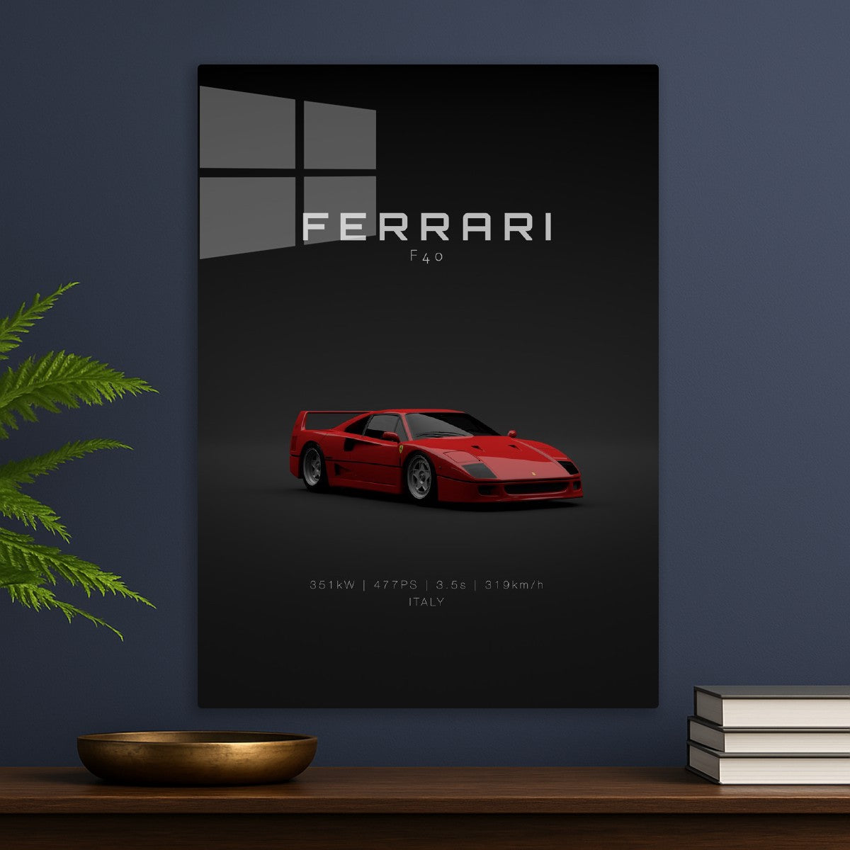 Ferrari F40 1992 - Red Front S