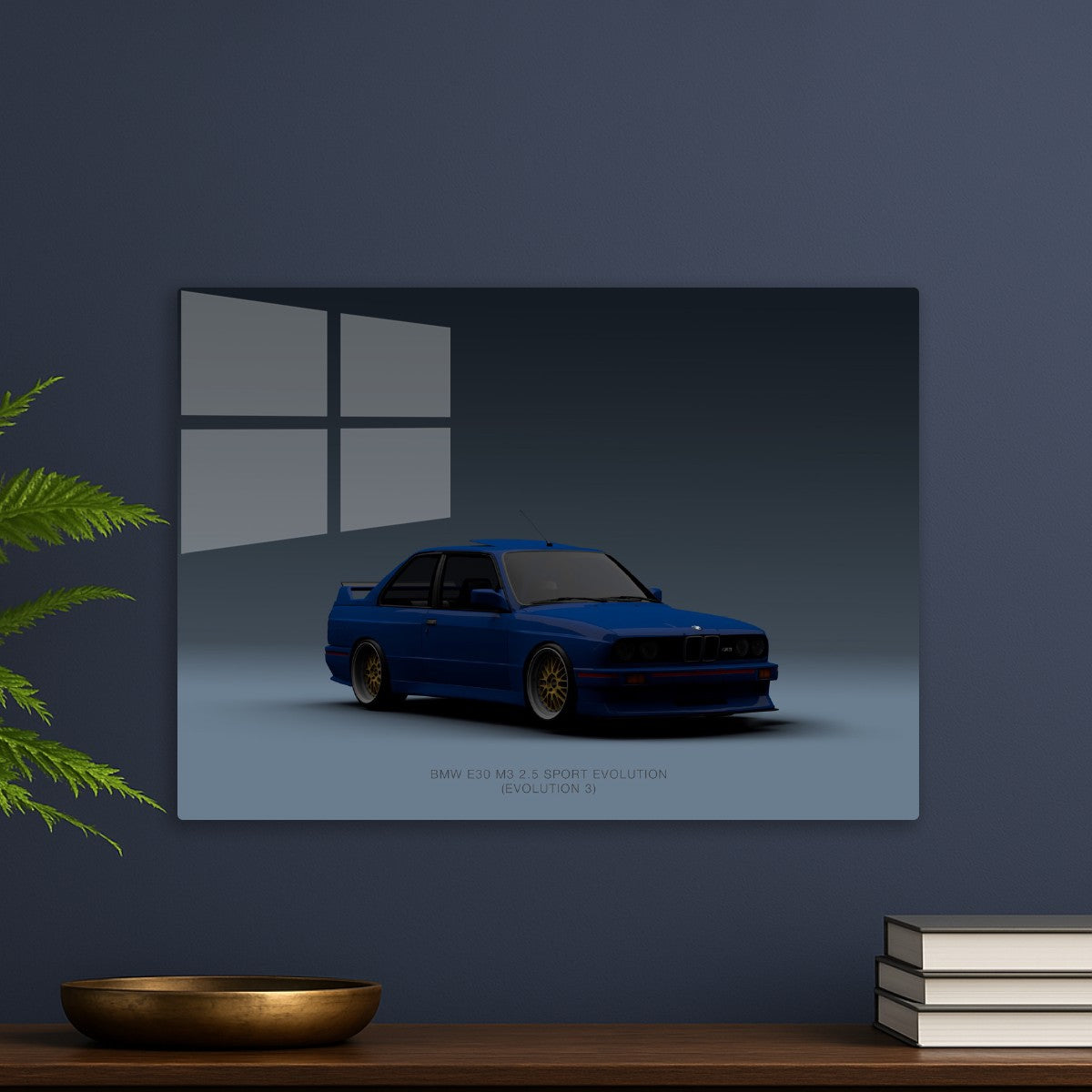 BMW M3 E30 Evo 3 Blue Front La