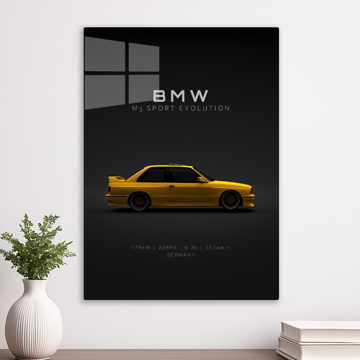 BMW M3 E30 Evo 3 Yellow - Spec