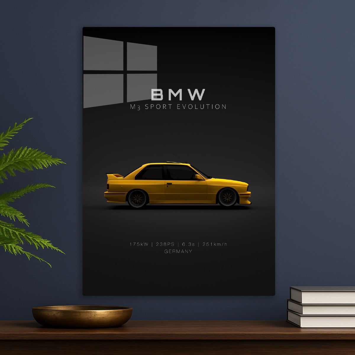 BMW M3 E30 Evo 3 Yellow - Spec