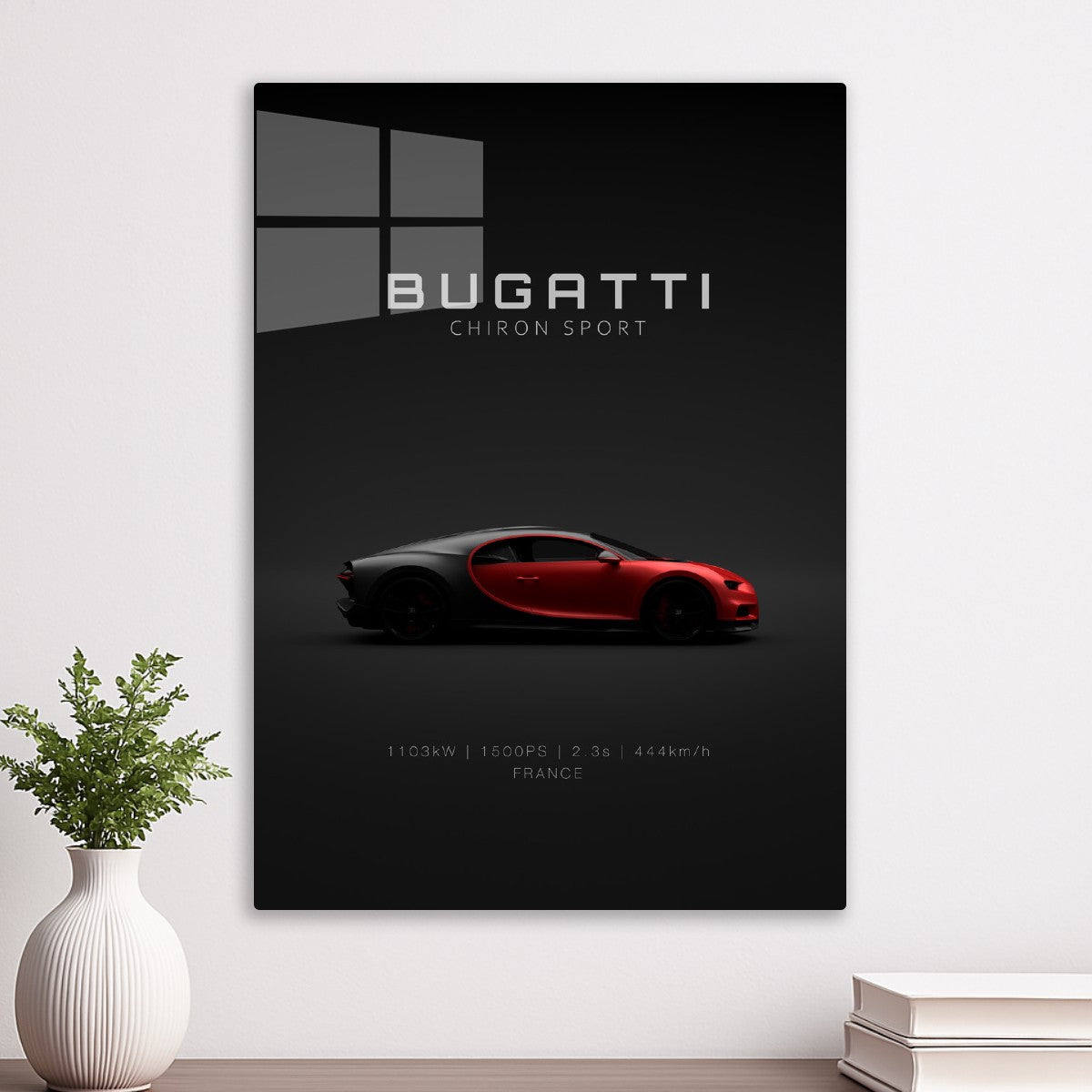 Bugatti Chiron Sport Red Specs