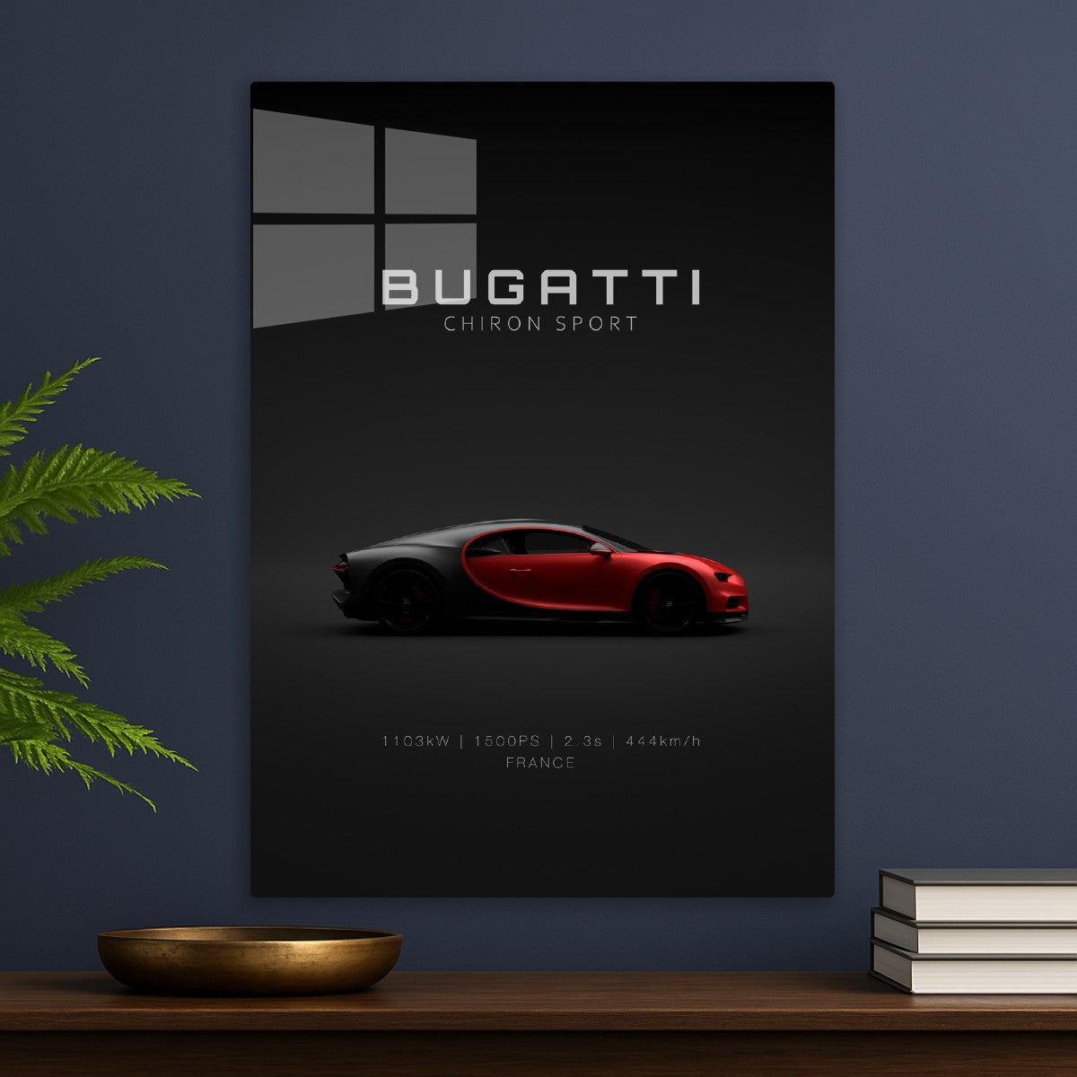 Bugatti Chiron Sport Red Specs