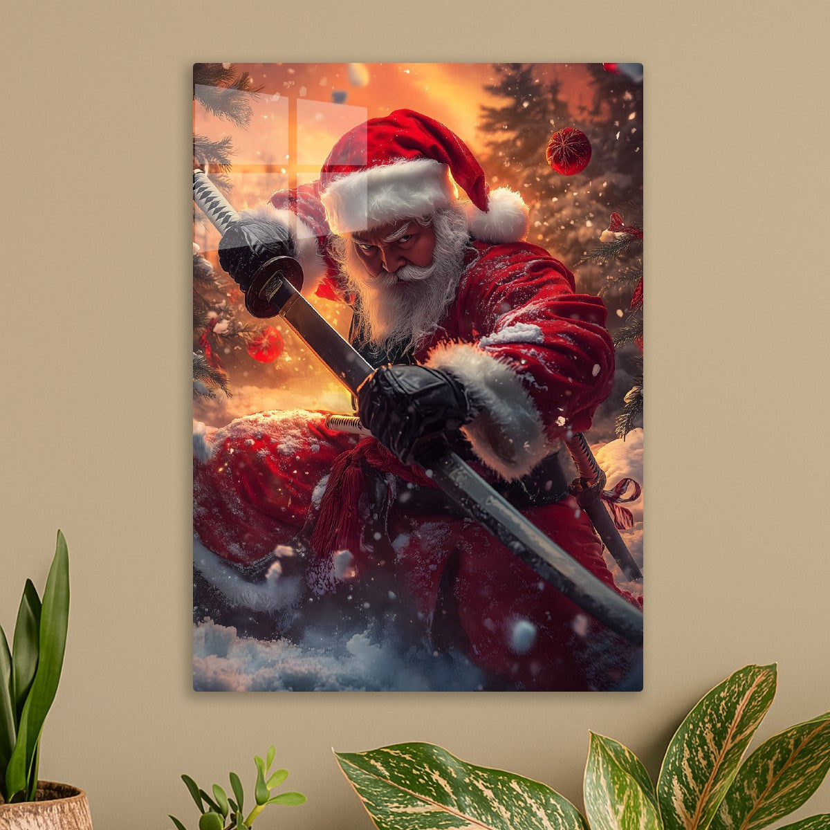 Samurai Santa's Winter Vigil