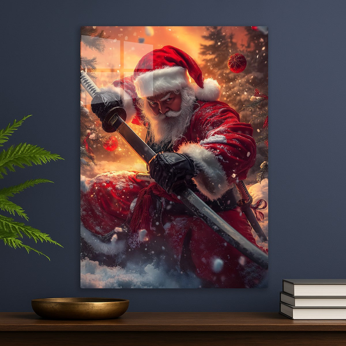 Samurai Santa's Winter Vigil
