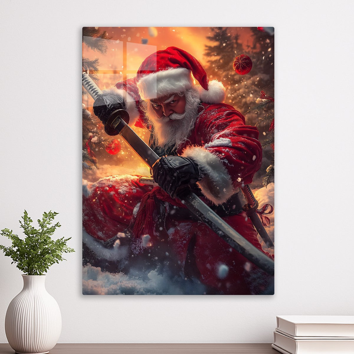 Samurai Santa's Winter Vigil