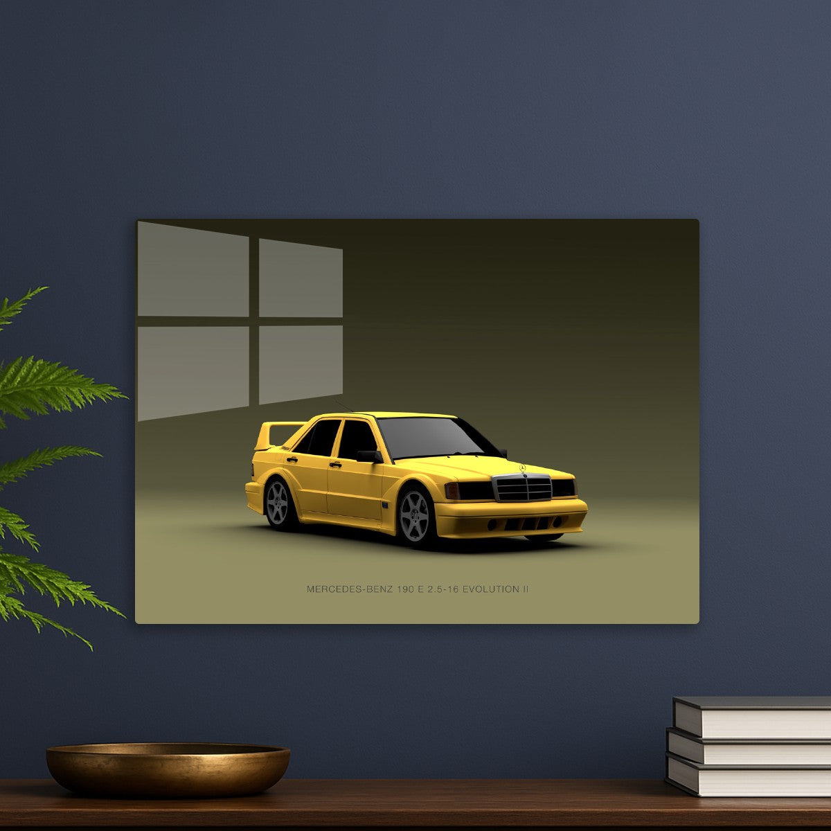 Mercedes 190E EVO II - Yellow 