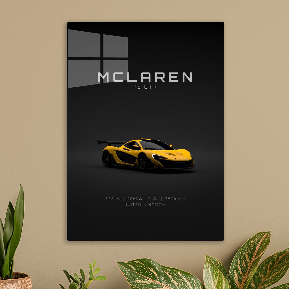 McLaren P1 GTR - Yellow - Fron