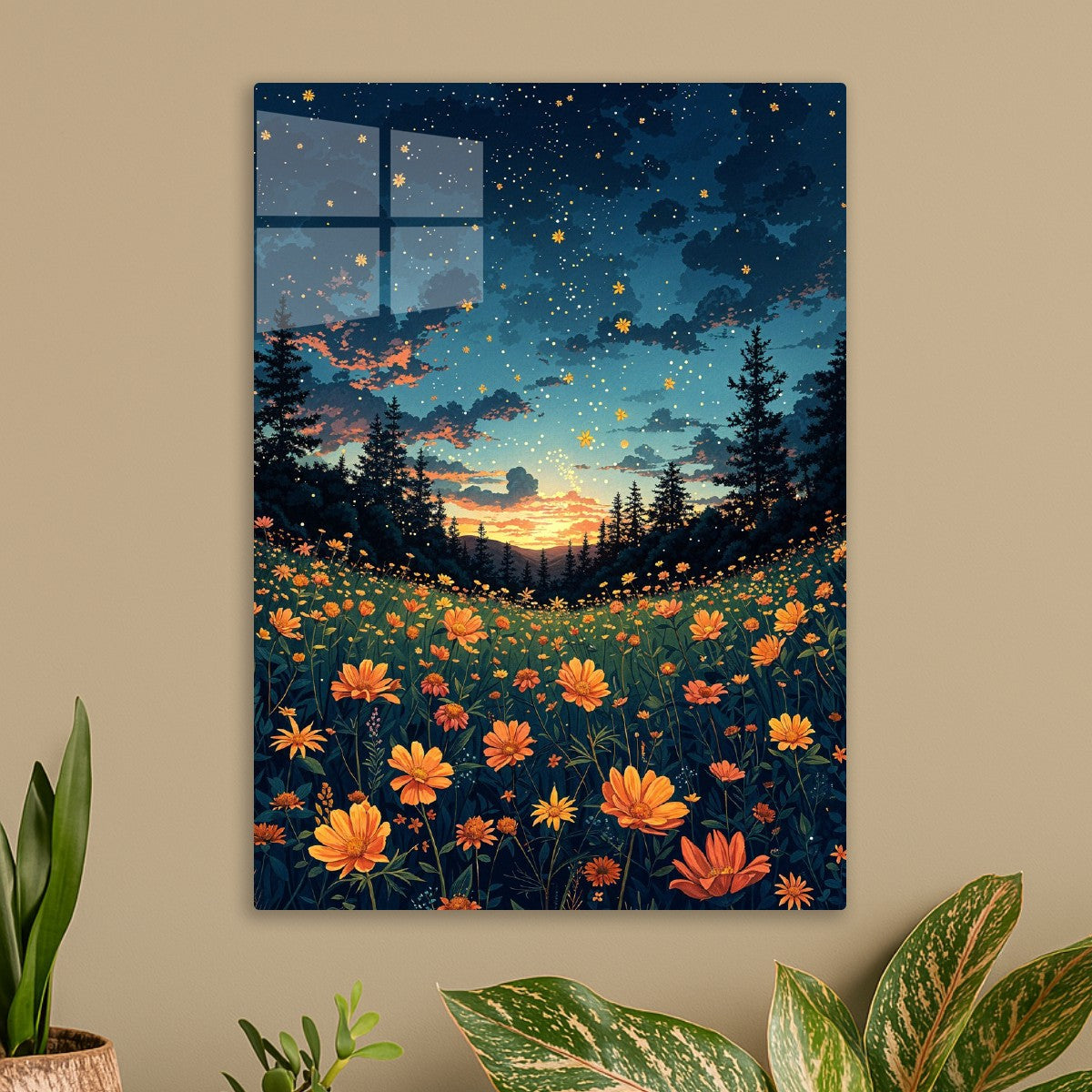 Field of Falling Stars