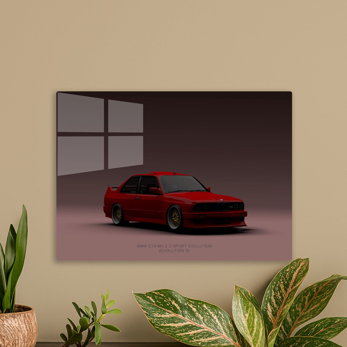 BMW M3 E30 Evo 3 Red Front Lan